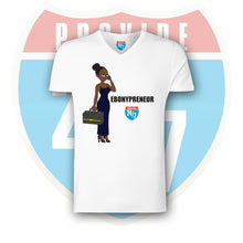 Load image into Gallery viewer, Ebonyprenur V Neck Tee